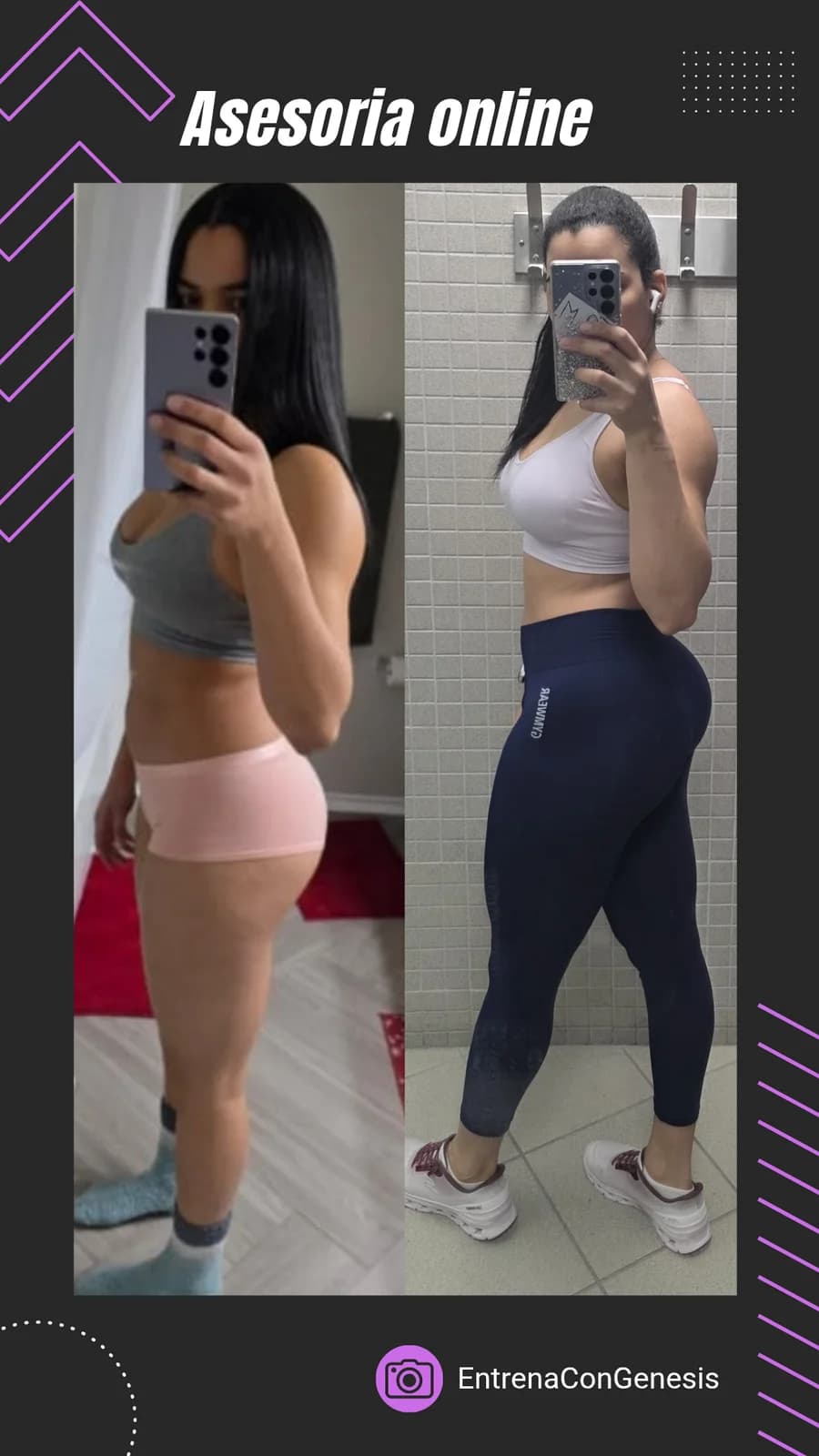 Se elaboro un plan de recuperación corporal donde el objetivo es % de grasa y aumentar la masa muscular 🦍✨️💖