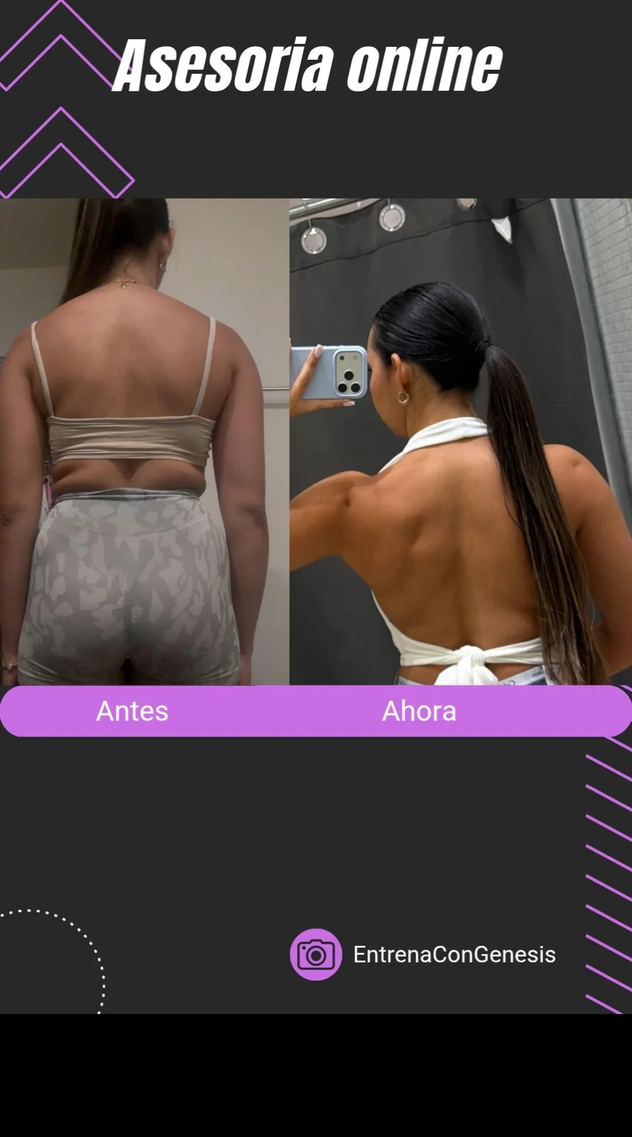 Su objetivo era bajar su % de grasa y aumentar su masa muscular 🦍✨️💖